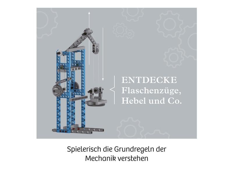 Kosmos Experimentierkasten Simple Machines Mechanik-Bausatz für 24 Modelle