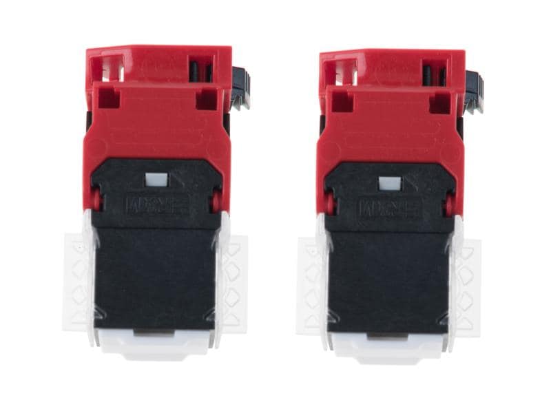 Feller EDIZIOdue Netzwerkdose UP 2x RJ45 Kat. 6A ungeschirm Netzwerkdose,