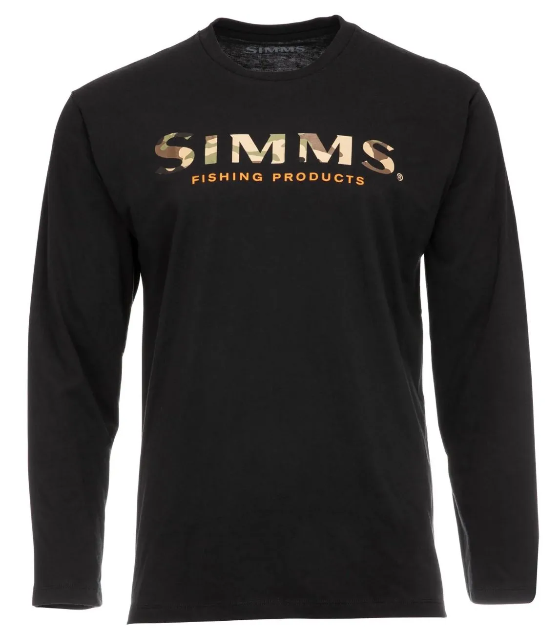 Simms Simms Logo Ls Shirt White