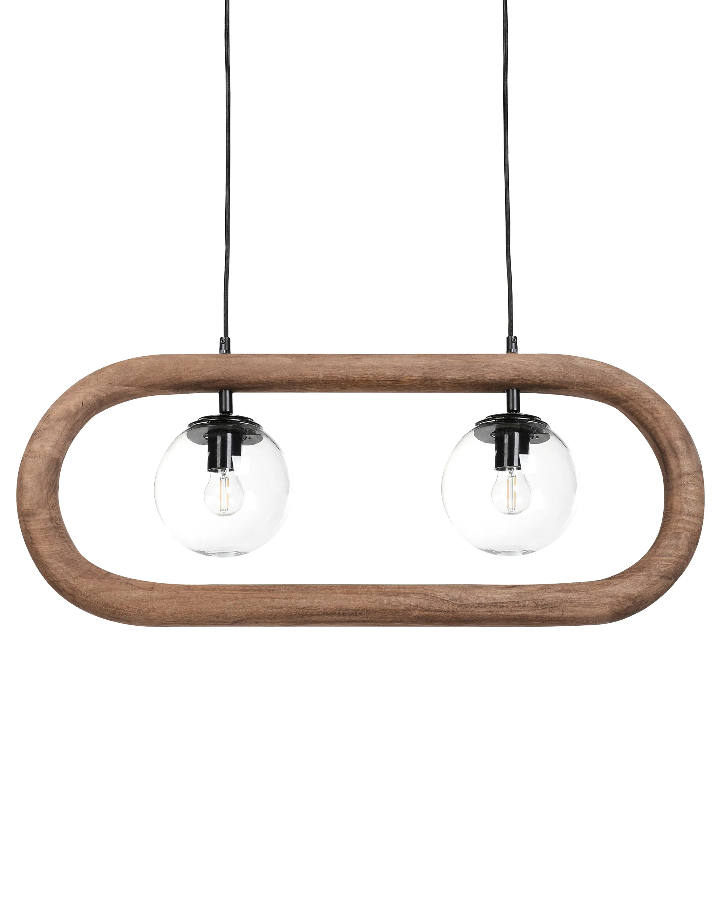 Hanglamp AYENSU Mangohout Donkerbruin