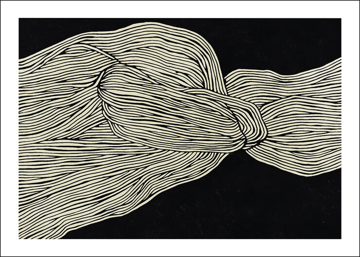 The Poster Club Hein Studio - The Line No 12 Flerfarvet