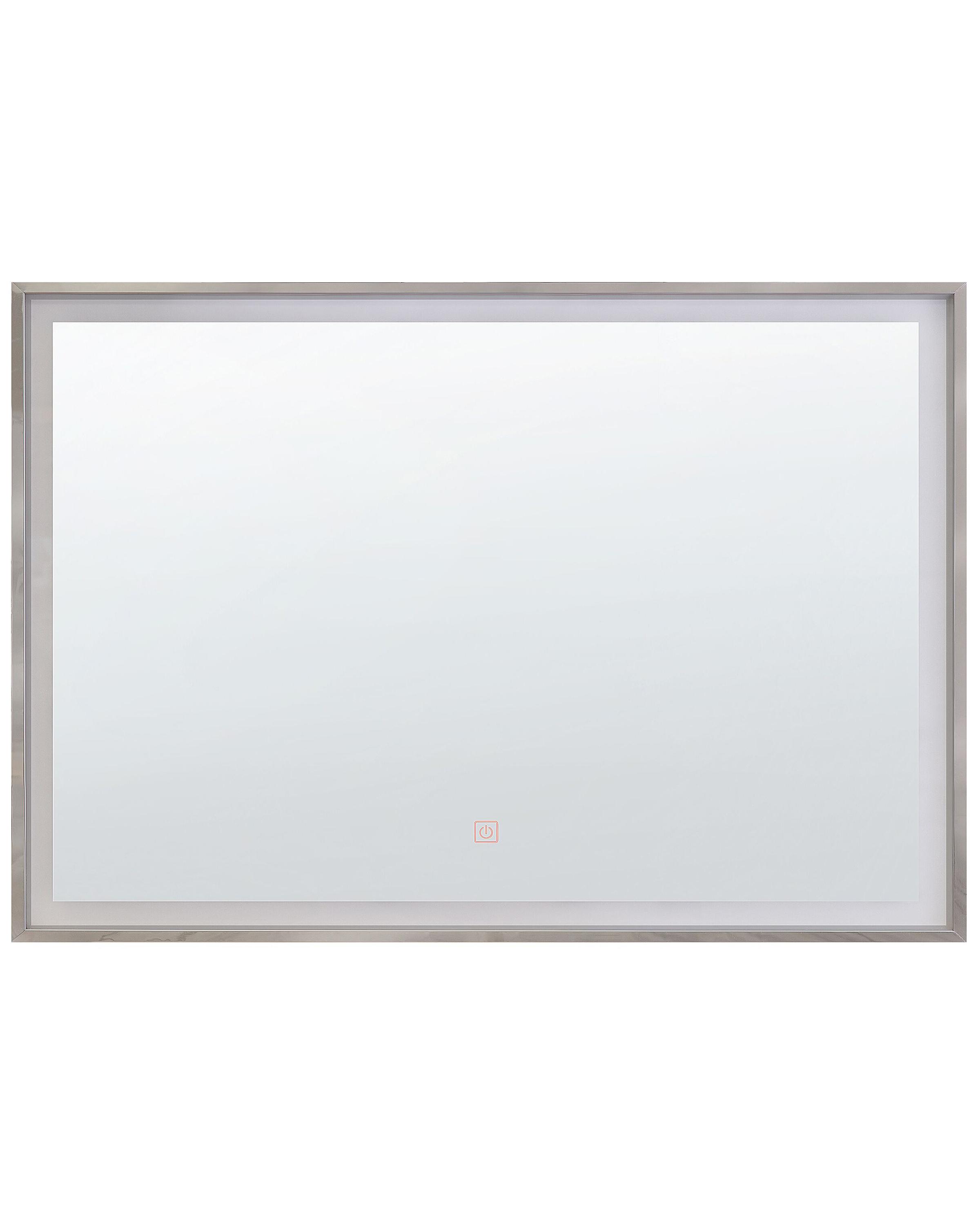 LED badkamerspiegel ARGENS 80 cm 60 cm Zilver