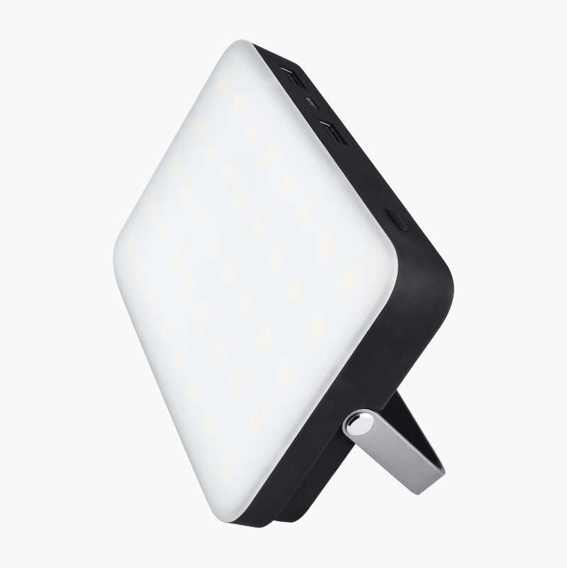 Powerbank med LED-lampe, 20 000 mAh