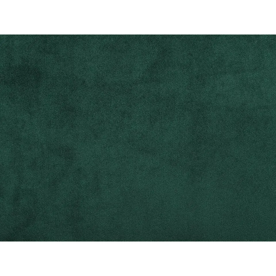 LUIRO - Chaise longue - Groen - Rechterzijde - Fluweel