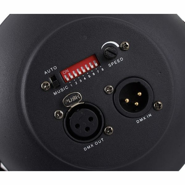 Stairville LED PAR 56 Black Floor Bundle