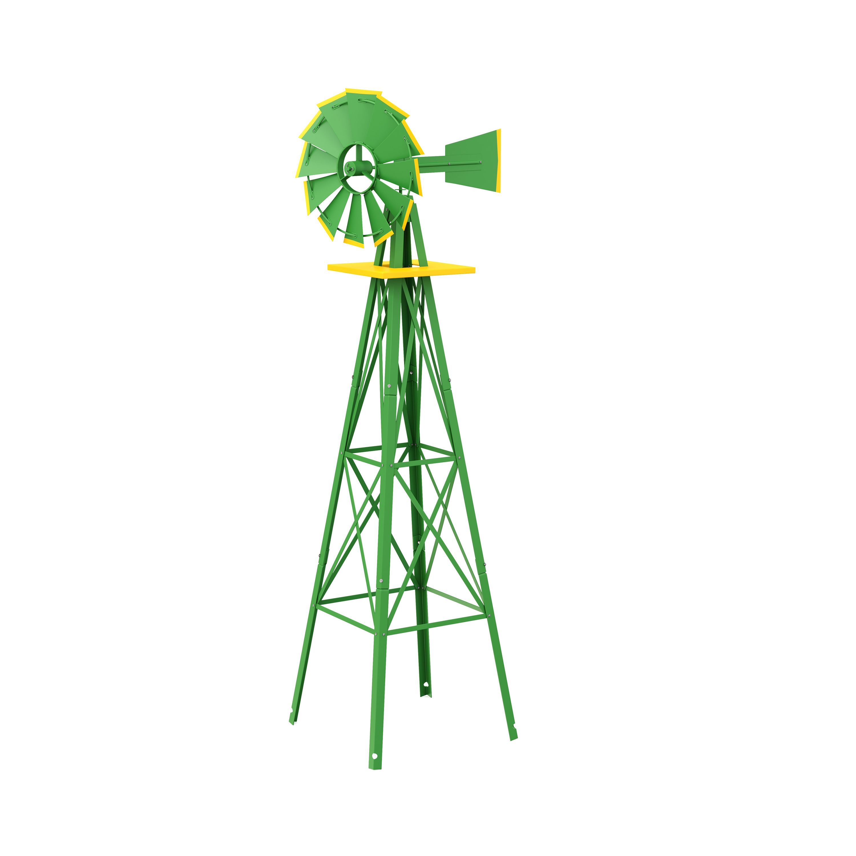 Windrad grün 125 cm