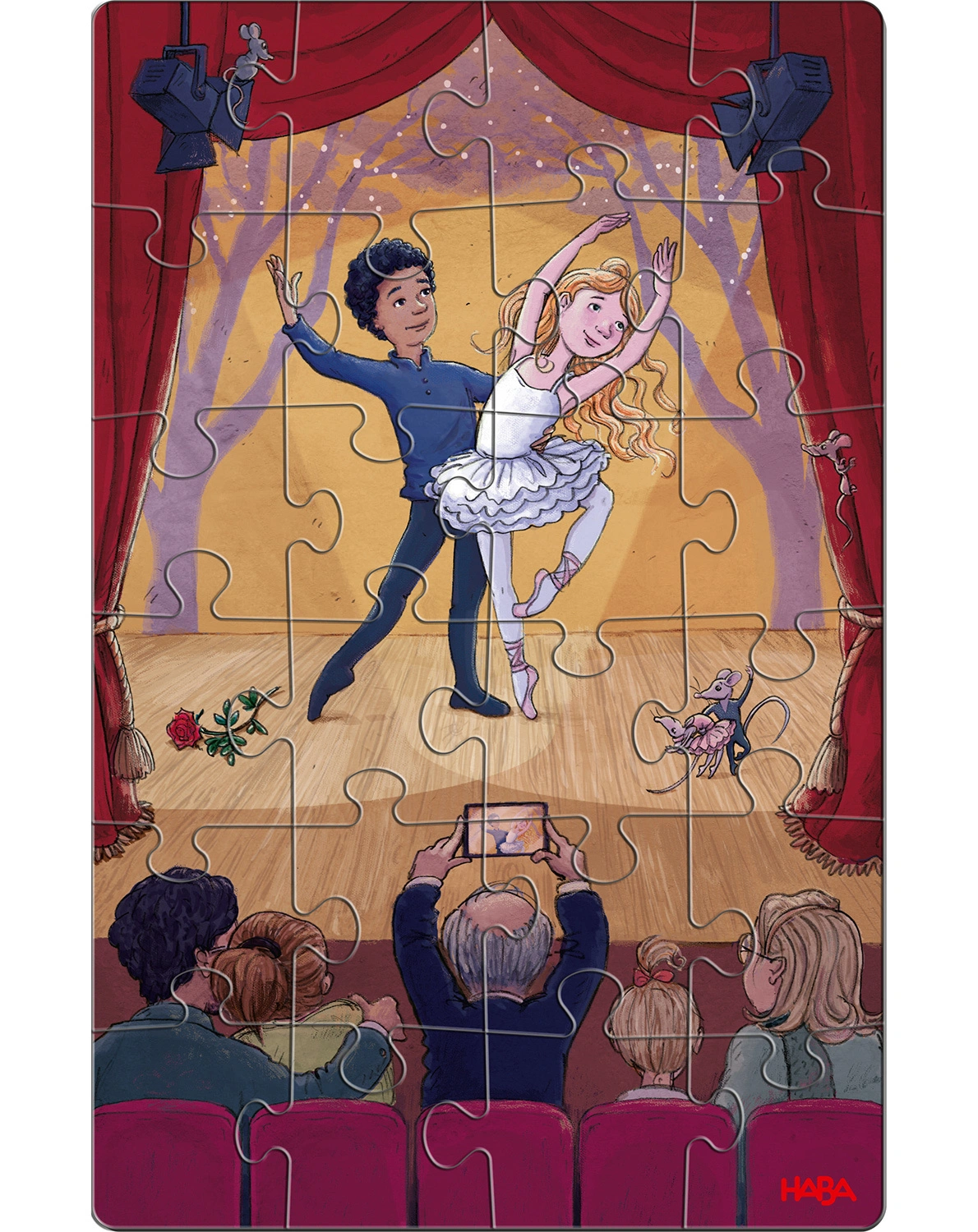Puzzle BALLERINA 2x24-teilig