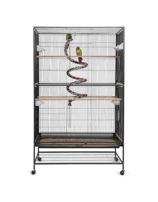 Keddoc Vogelkooi Super Home - Vogelverblijven - 94x58.4x152.4 cm Antraciet