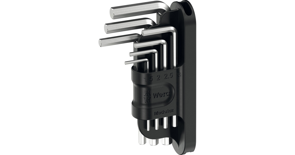 WeraTool-Check Modular Set 1, 50‑delig bitset  (Zwart/groen)
