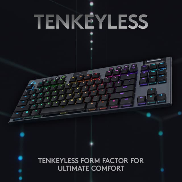 Logitech G915 Lightspeed tenkeyless gaming tastatur (GL Tactile swit.)