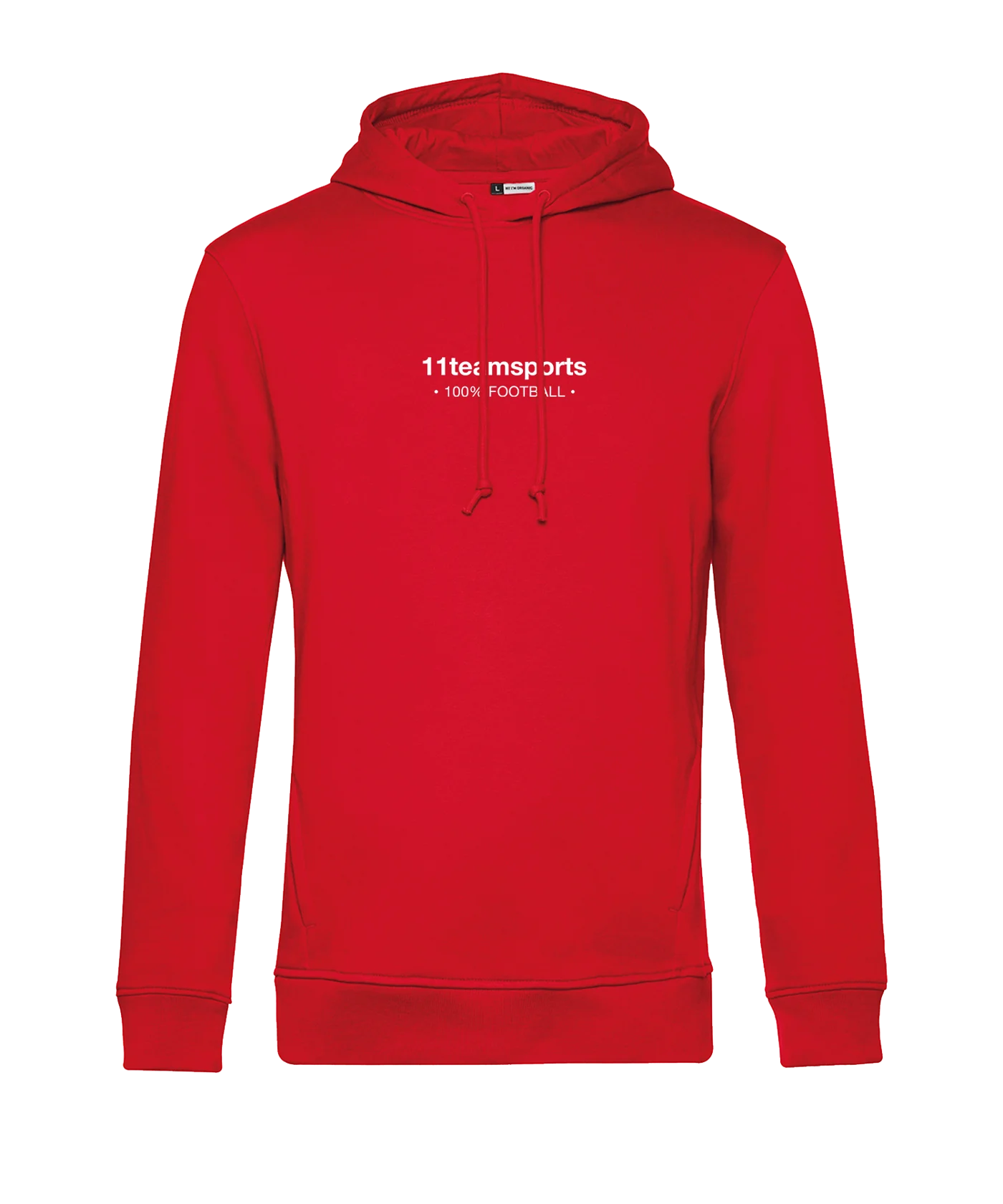 11teamsports 100 Prozent Hoody Rot Weiss