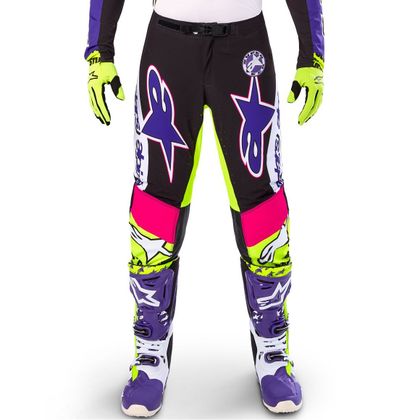 Pantalon cross Alpinestars SUPERTECH - DIRT STUDIO 2025 - Blanc / Violet