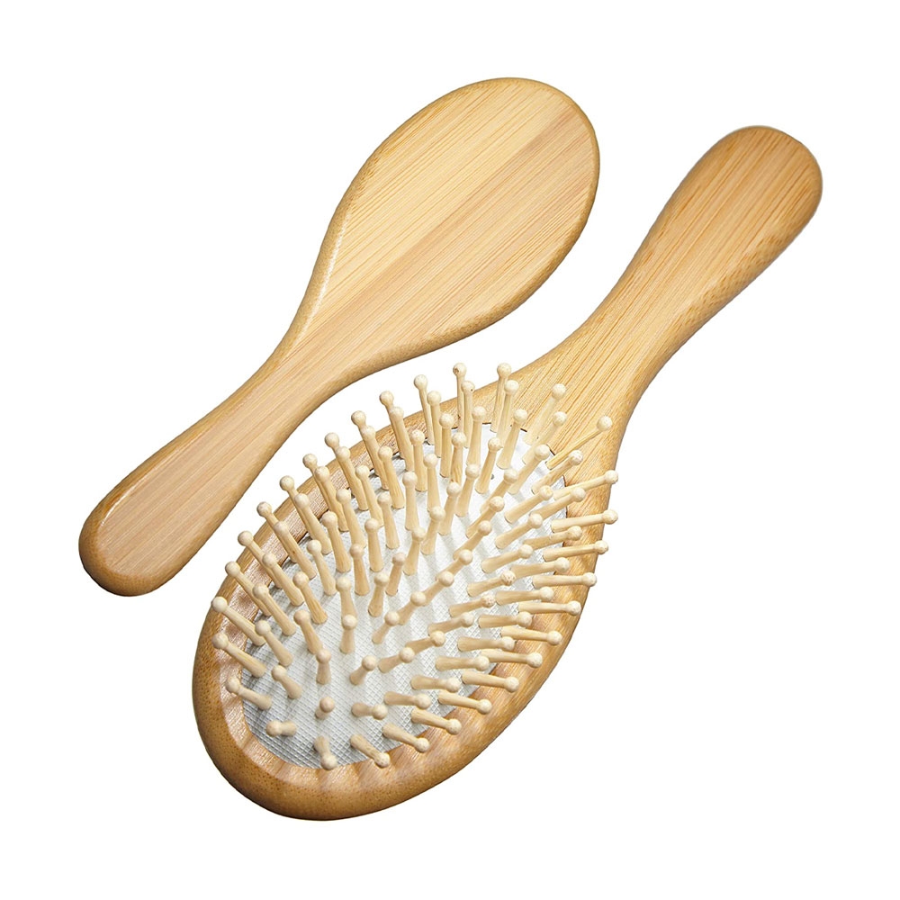 (215mm) Holz Haar Styling Bürste Haarbürste Oval - Beige