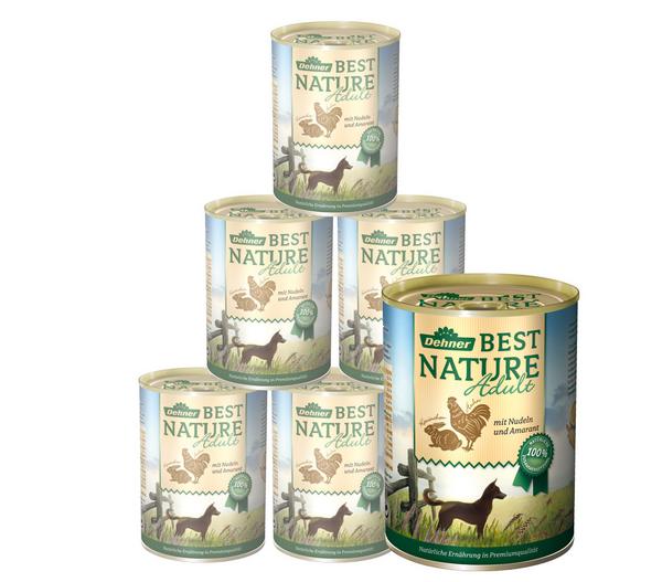 Dehner Best Nature Nassfutter für Hunde Adult