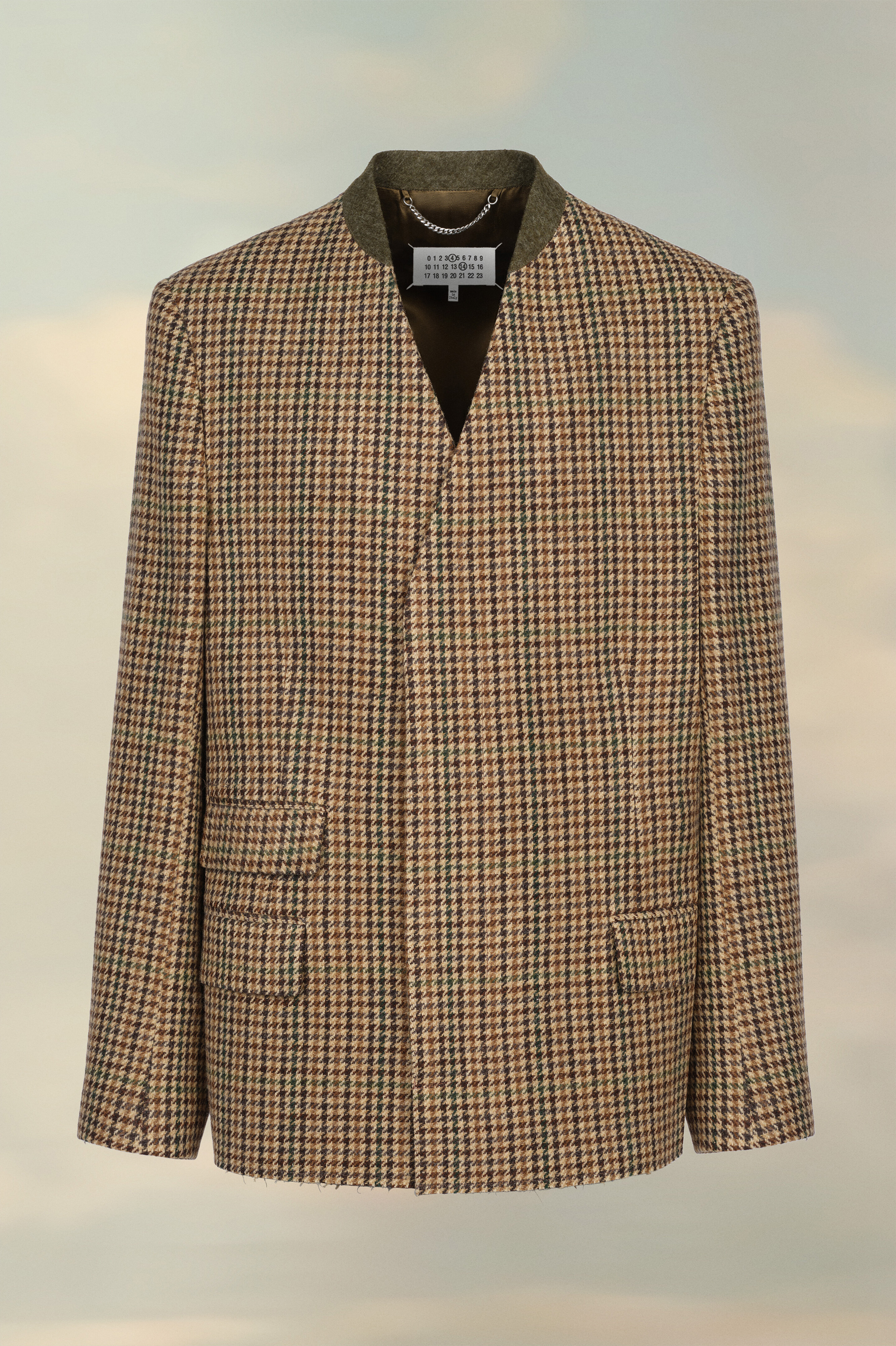 Blazer à carreaux