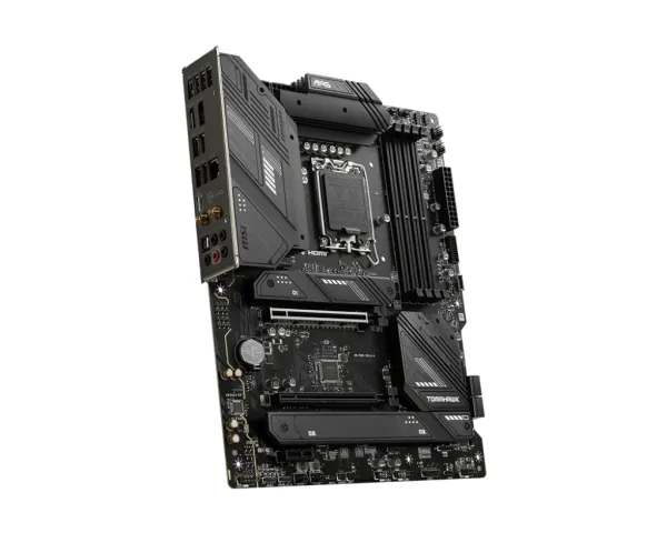 MSI MAG B760 TOMAHAWK WIFI - Bundkort - ATX - LGA1700 sokkel - B760 Chipset - USB 3.2 Gen 1, USB 3.2 Gen 2, USB-C 3.2 Gen2, USB-C 3.2 Gen 2x2 - 2.5 Gigabit LAN, Wi-Fi 6E, Bluetooth - onboard grafik (CPU påkrævet) - HD Audio (8-kanaler)