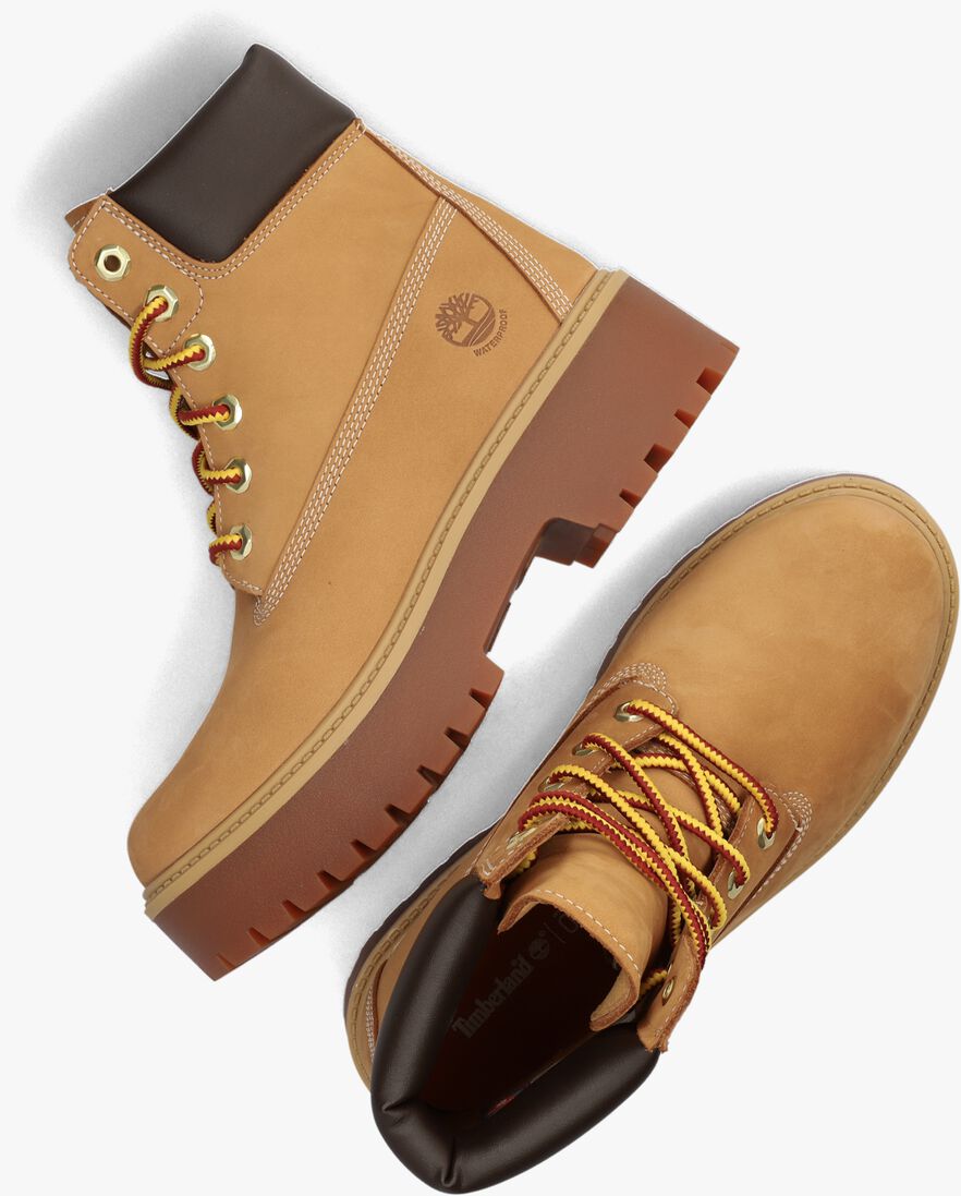 TIMBERLAND camel timberland veterboots 6 inch lace up