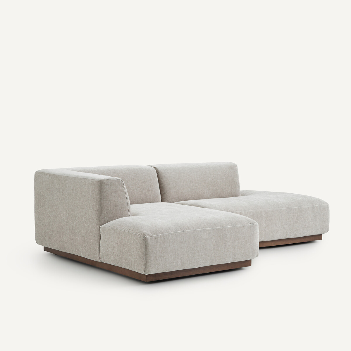 AM.PM<br>Sofá de canto esquerdo em veludo chenille, Jacopo
