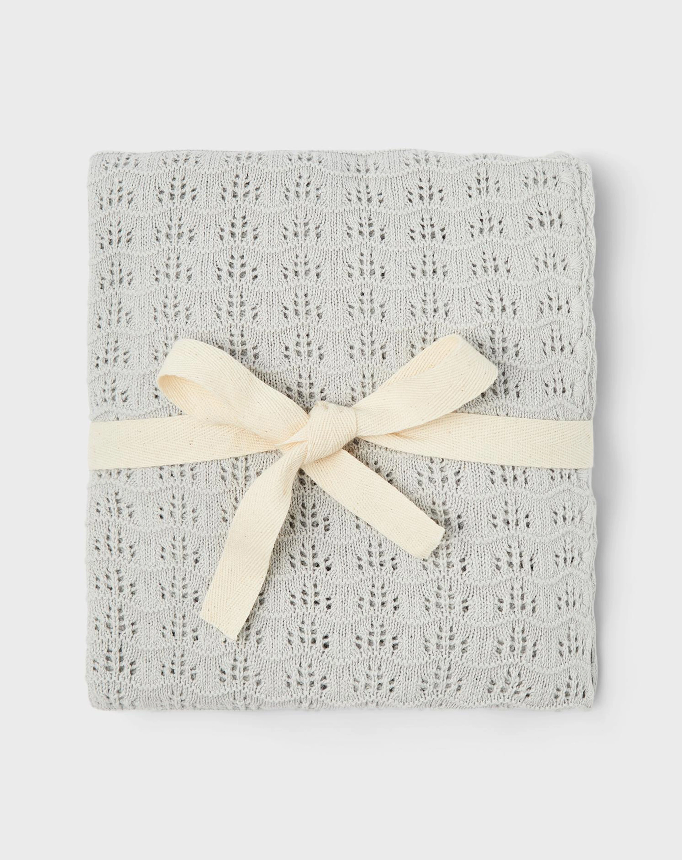 Babydecke NBNDOVA KNIT in harbor mist