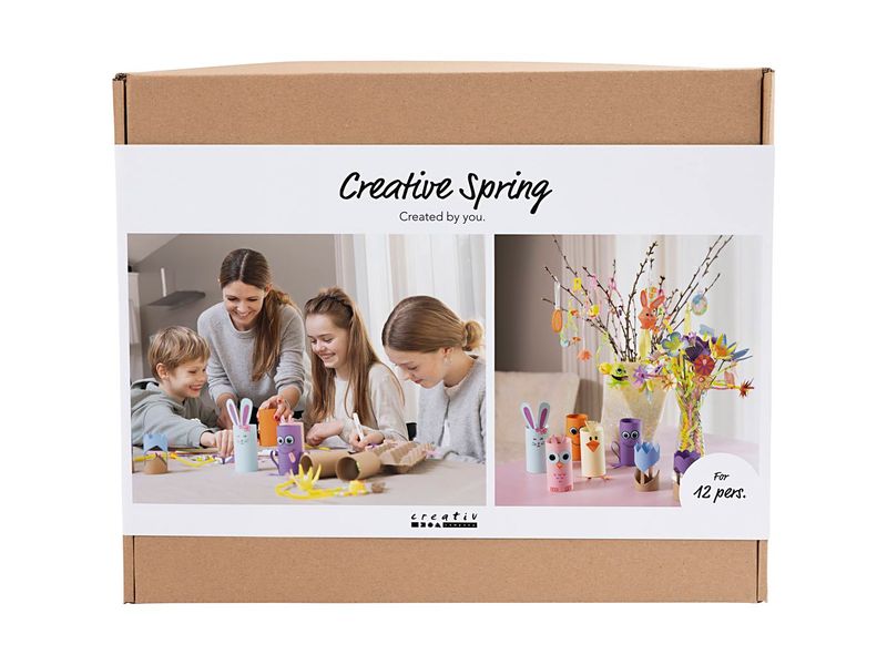 Creativ Company Bastelset Frühling 1 Stück, Mehrfarbig Grosses Kreativ-Set
