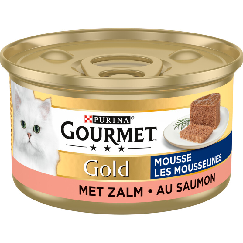 Gourmet Gold mousse met zalm