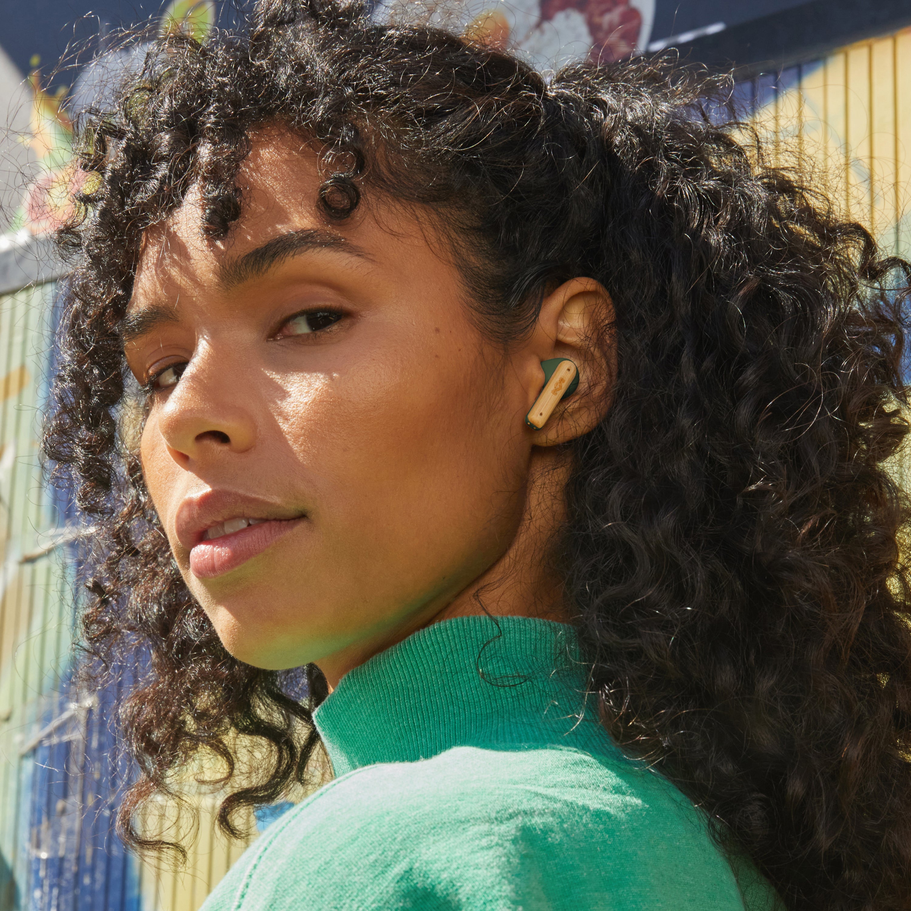 House of Marley Little Bird TWS Green draadloze oordopjes
