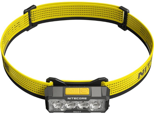 Nitecore Stirnlampe NU27 600 Lumen Gelb/Schwarz Kopflampe