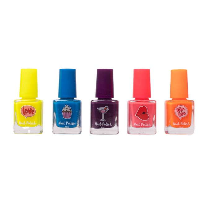 CREATE it! - Nagellack-Set - Neon - 5 Farben