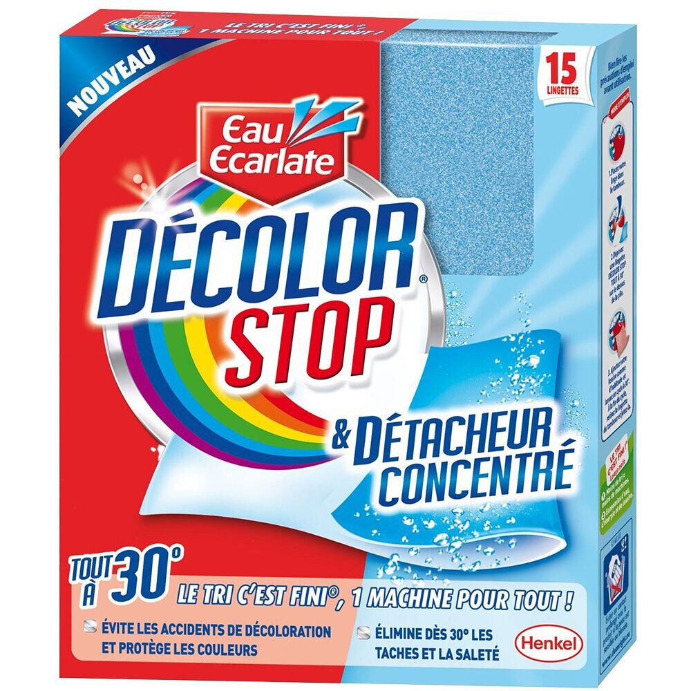 Lingettes Décolor Stop x15