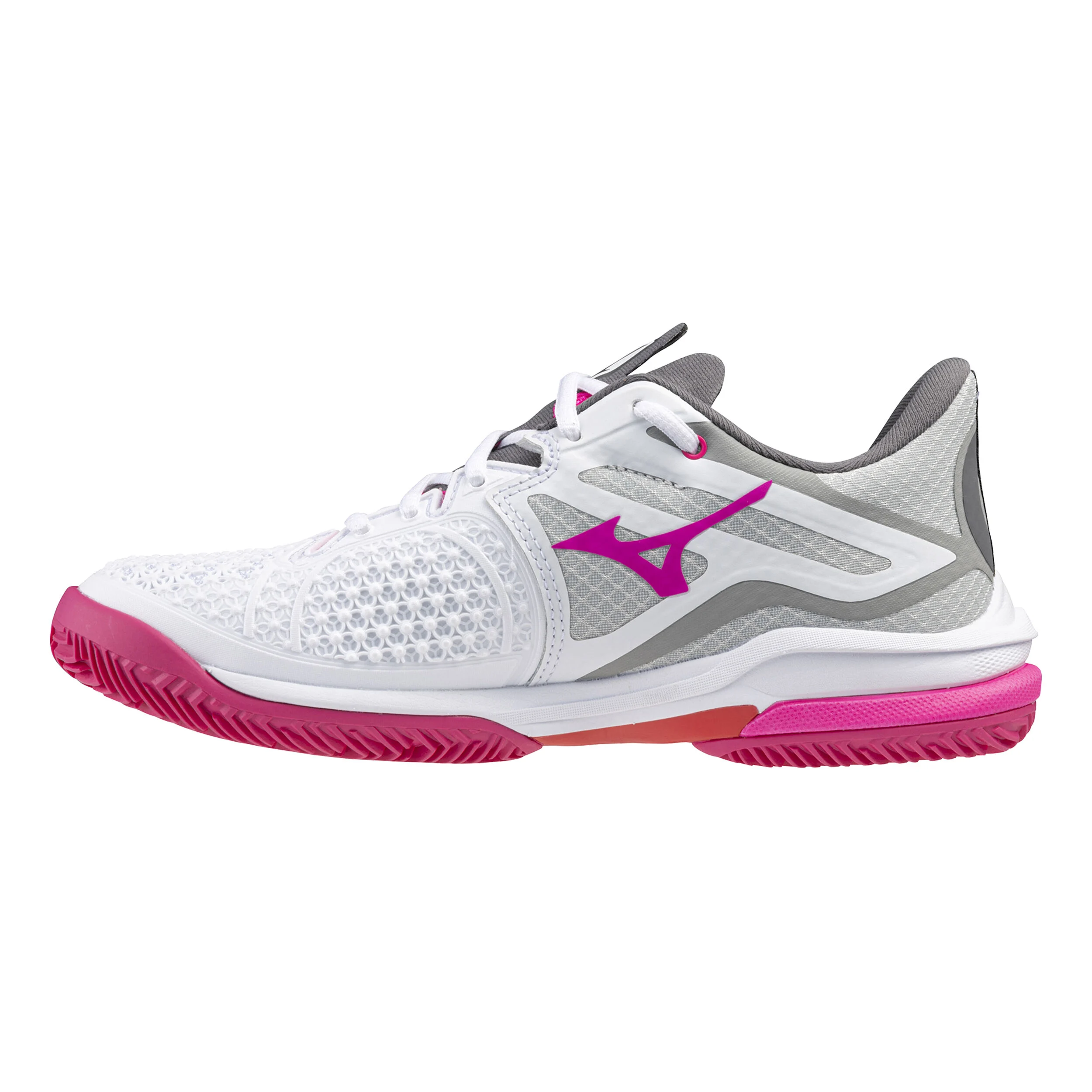 Mizuno Wave Exceed Tour 6 Chaussure Terre Battue Femmes - Blanc , Gris