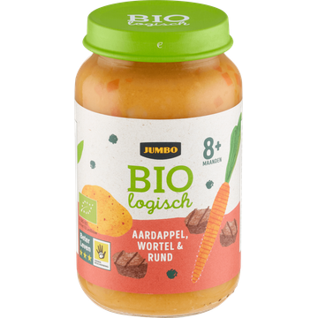 Jumbo Biologisch Babyvoeding Aardappel, Wortel & Rund 8+ Maanden 220 g