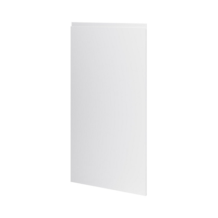 Porte de colonne de cuisine Garcinia gris clair brillant L. 60 cm x H. 120 cm GoodHome