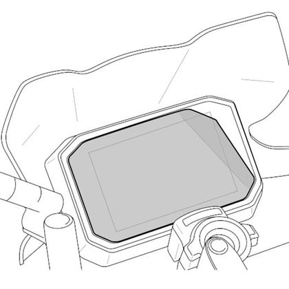 Film de protection Puig pour écran LCD/ tableau de bord - Incolore