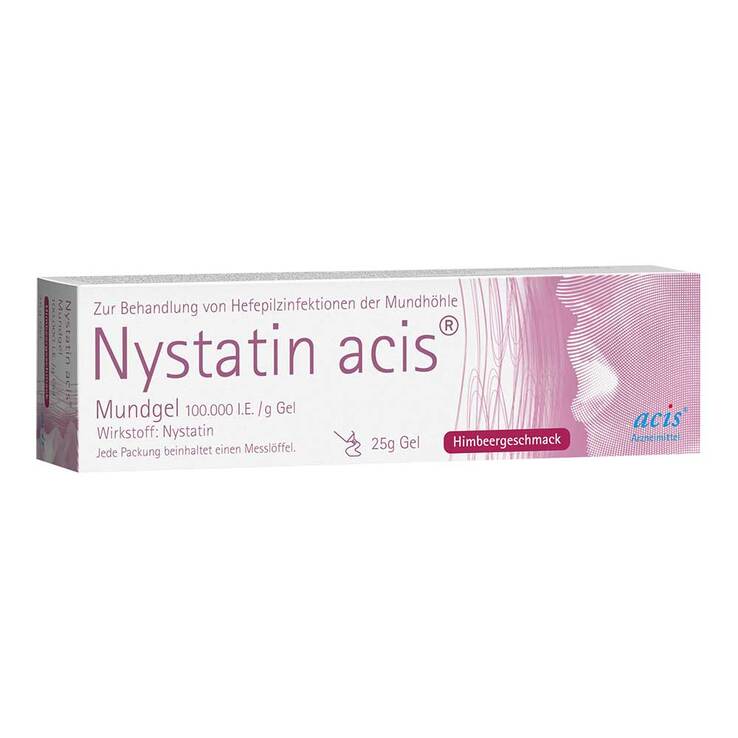 Nystatin acis Mundgel, 25 g