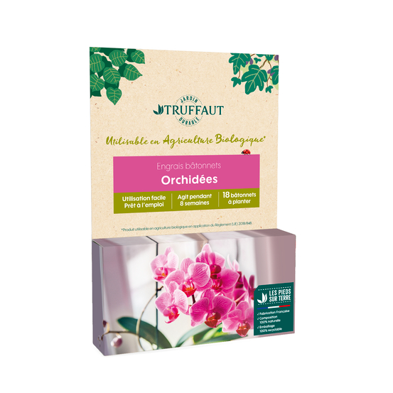Engrais en bâtonnets pour orchidées - 18 pièces