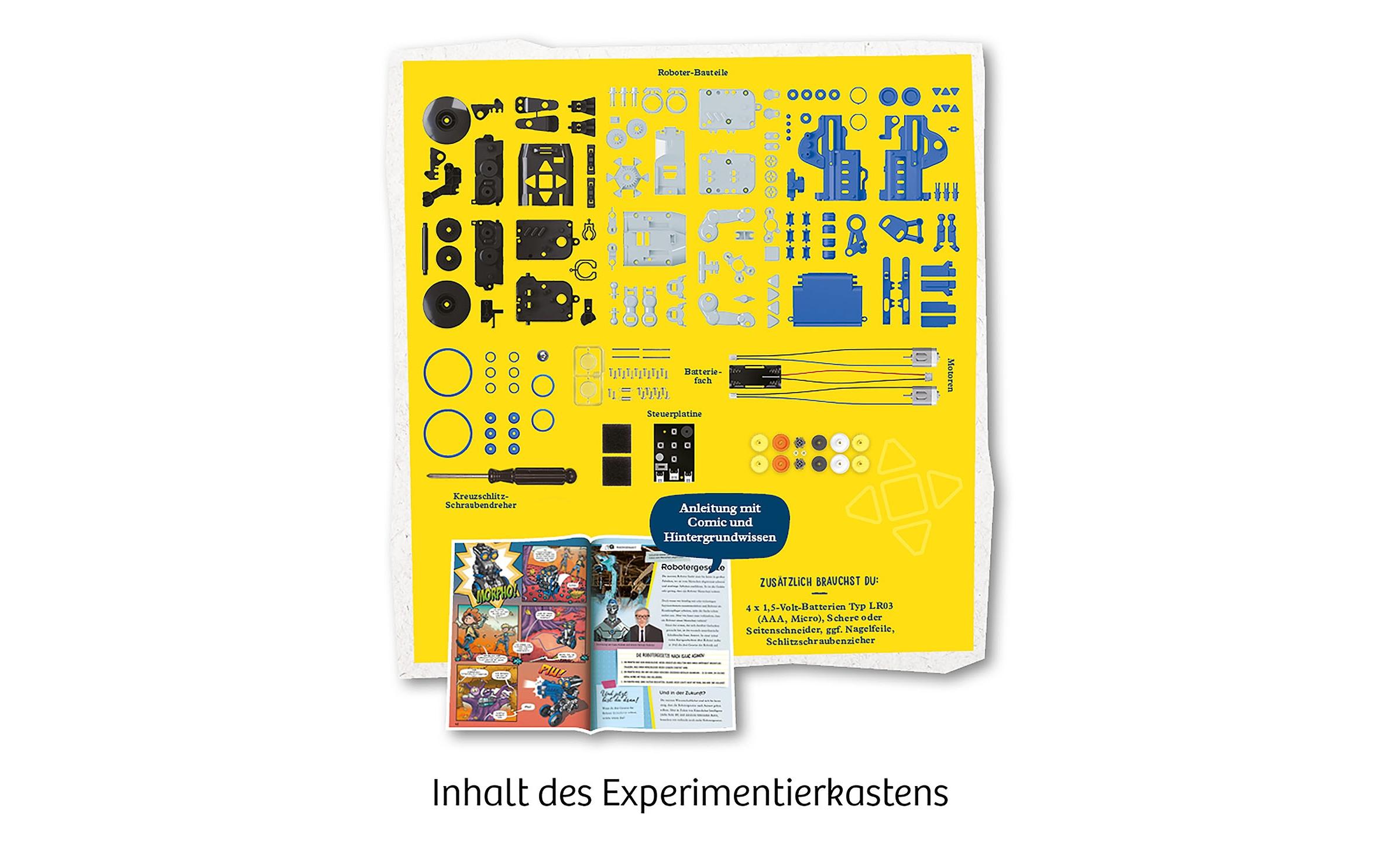 Experimentierkasten Morpho - 3-in-1 RoboterZum Bauen, Programmieren und Spielen