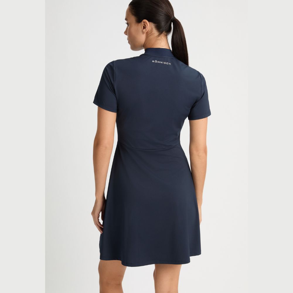 Annie Shortsleeve Kjole Dame Navy