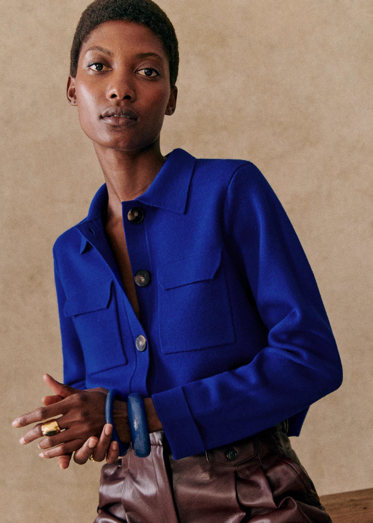 Gilet Betty - Bleu de Travail - E-SHOP/MAILLE 5905411