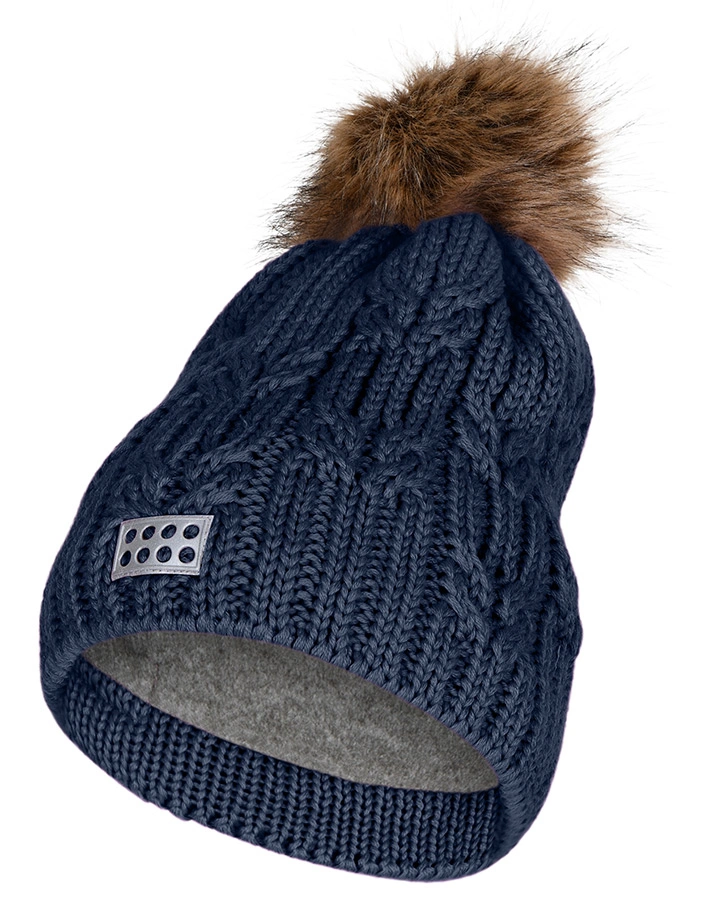 Wintermütze LWATLIN 718 gefüttert mit Wolle in dark navy