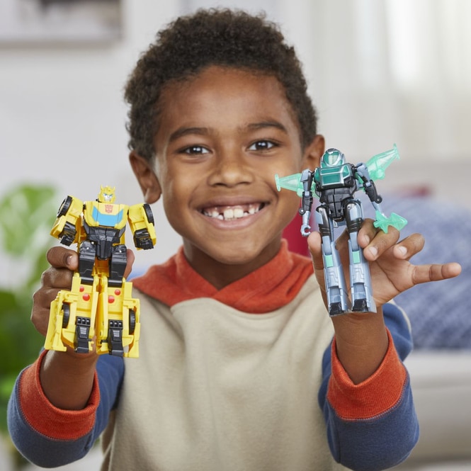 Transformers - Earth Spark - Cyber-Combiner - Bumblebee und Mo Malto