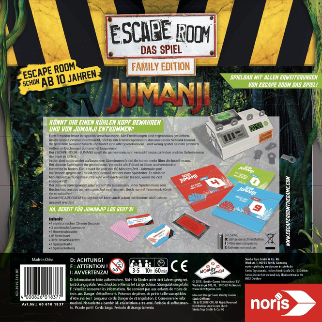 Escape Room Jumanji - Family Edition