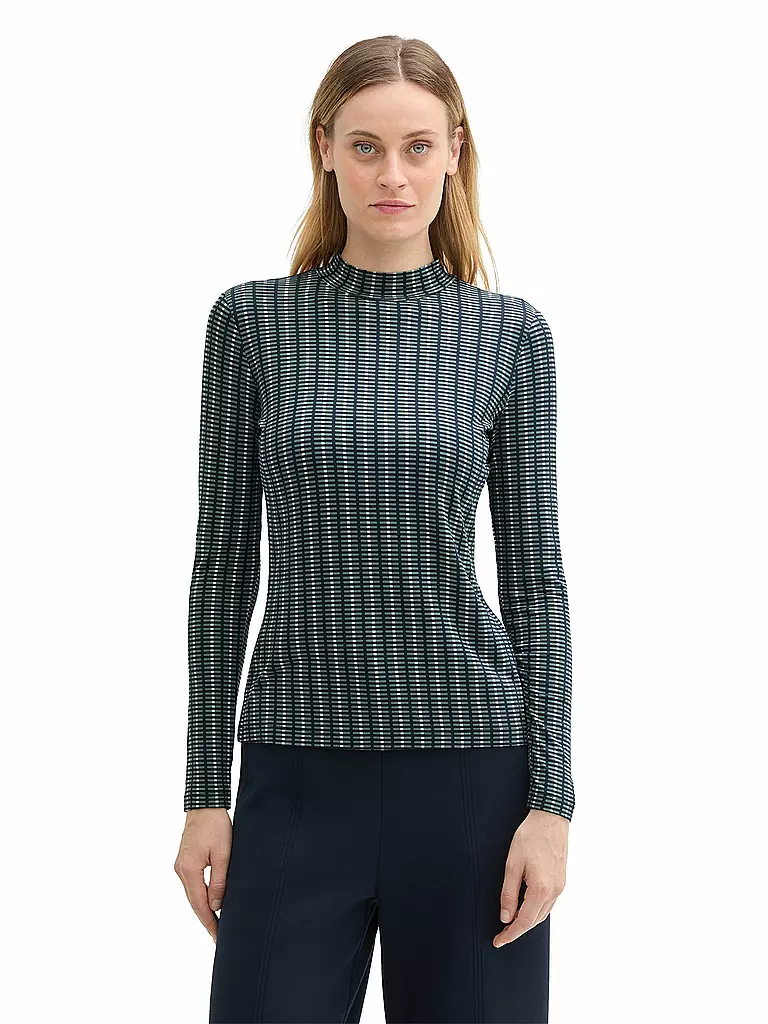 TOM TAILOR Langarmshirt dunkelblau
