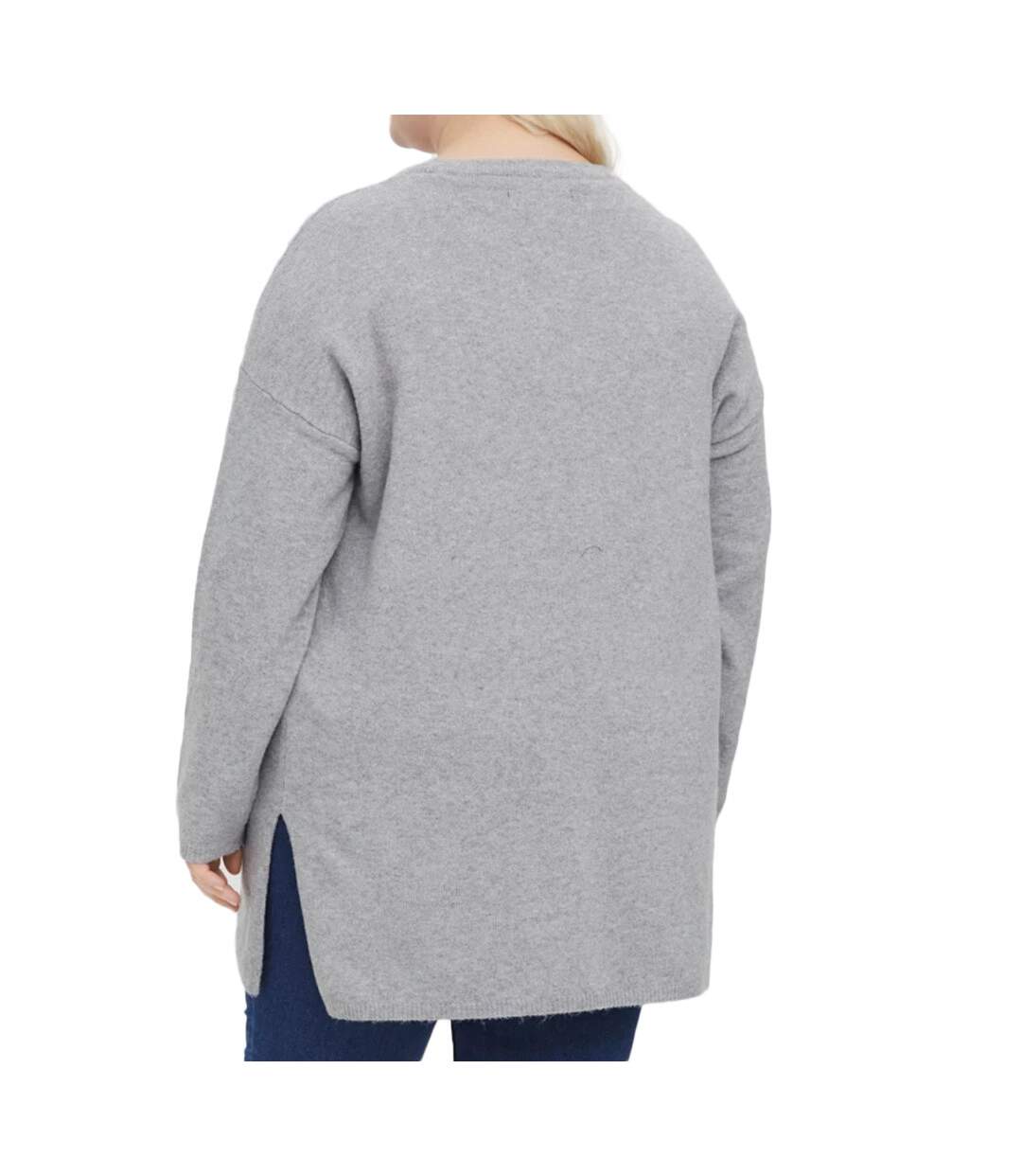 Pull long Gris Femme Vero Moda Curve Blou