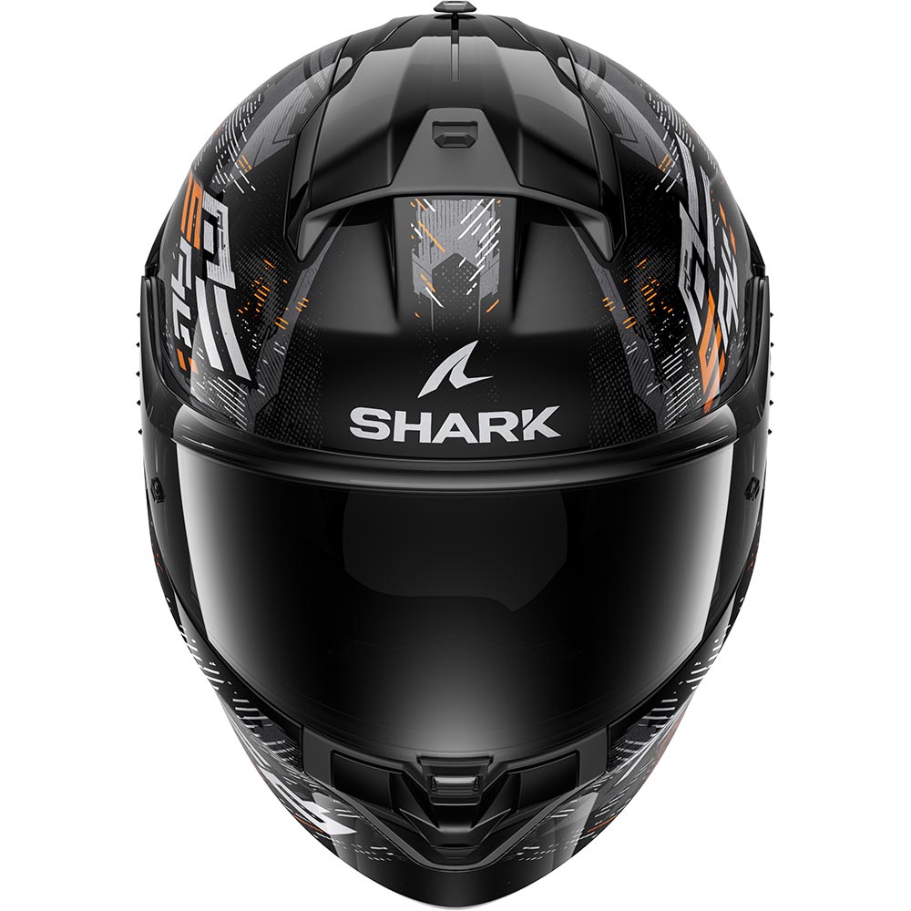 Shark - Casque Ridill 2 Molokai Noir / Argent / Orange / Brillant