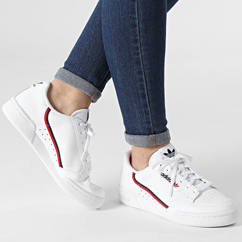 Baskets Femme Continental 80 F99787 Footwear White Scarlet Core Navy