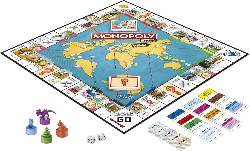 MONOPOLY VOYAGE AUTOUR DU MONDE
