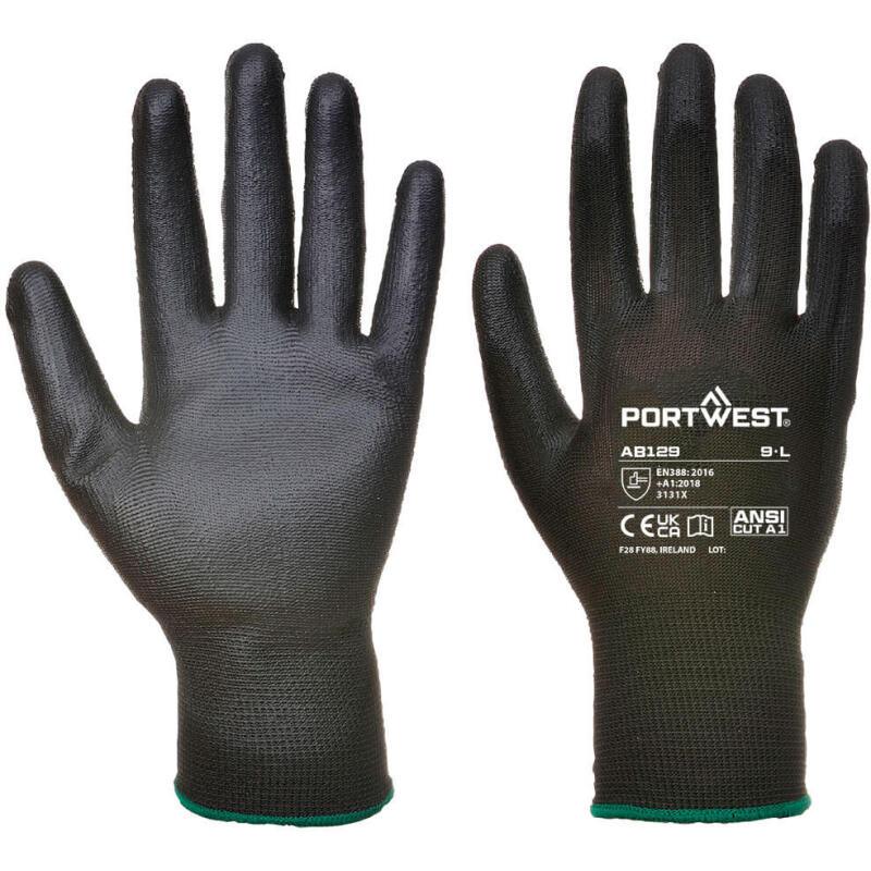 Portwest AB129 Gant paume en PU - Carton de 288 paires