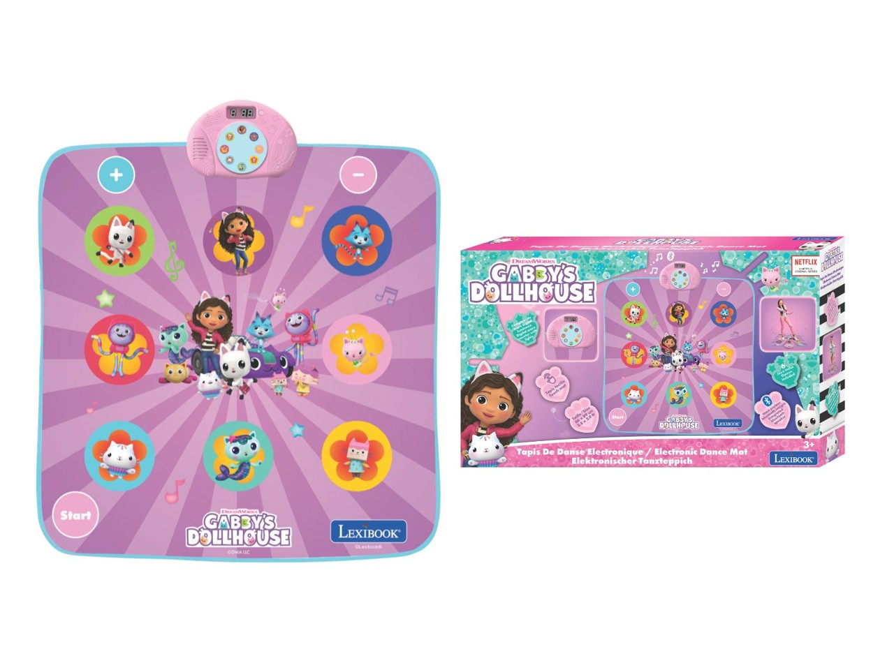 Lexibook - Electronic Dance Mat Gabby's Dollhouse - (DM10GDH)