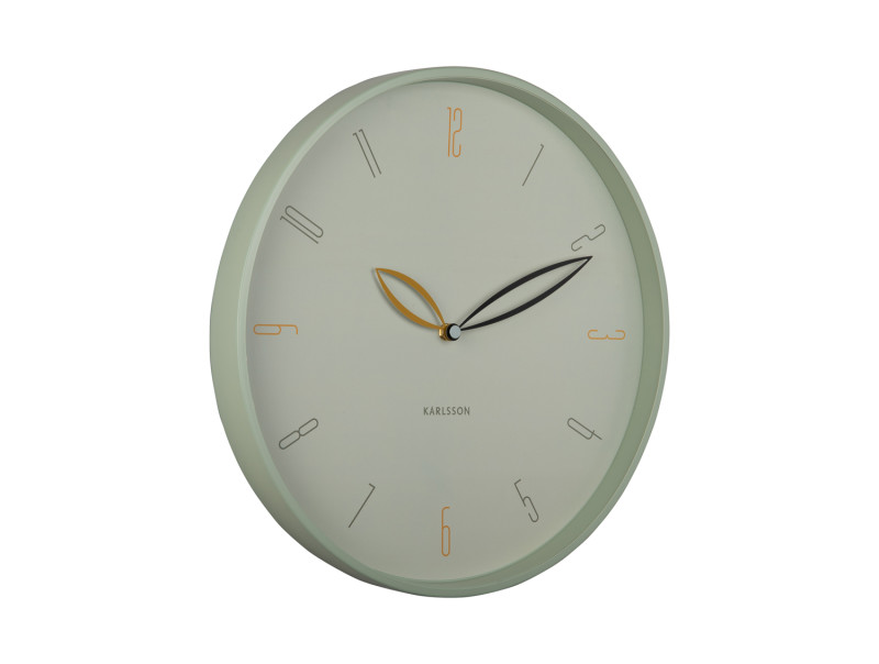 Wall Clock Petals KA6012BL Misty blue