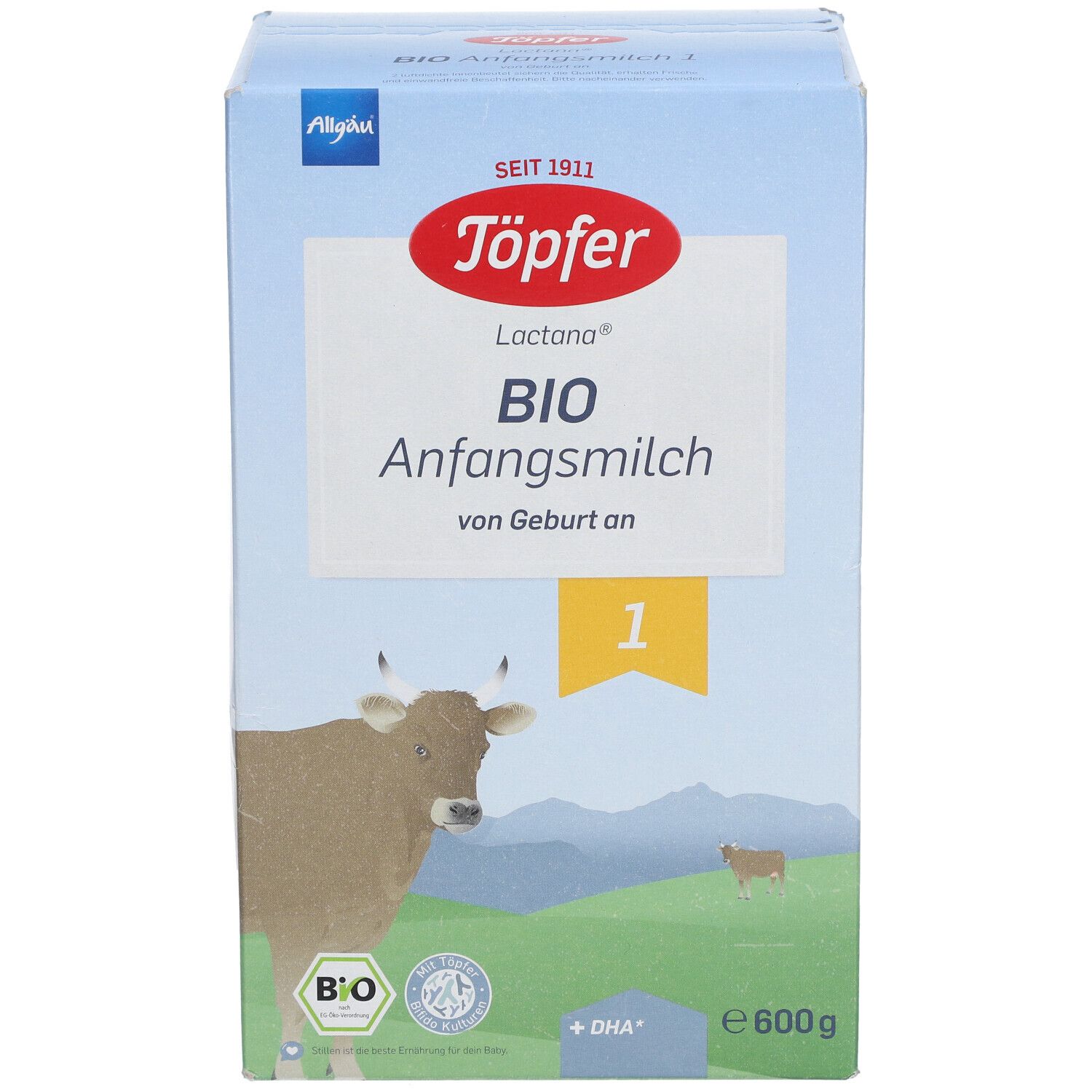 Töpfer Lactana Bio 1 Anfangsmilch von Geburt an